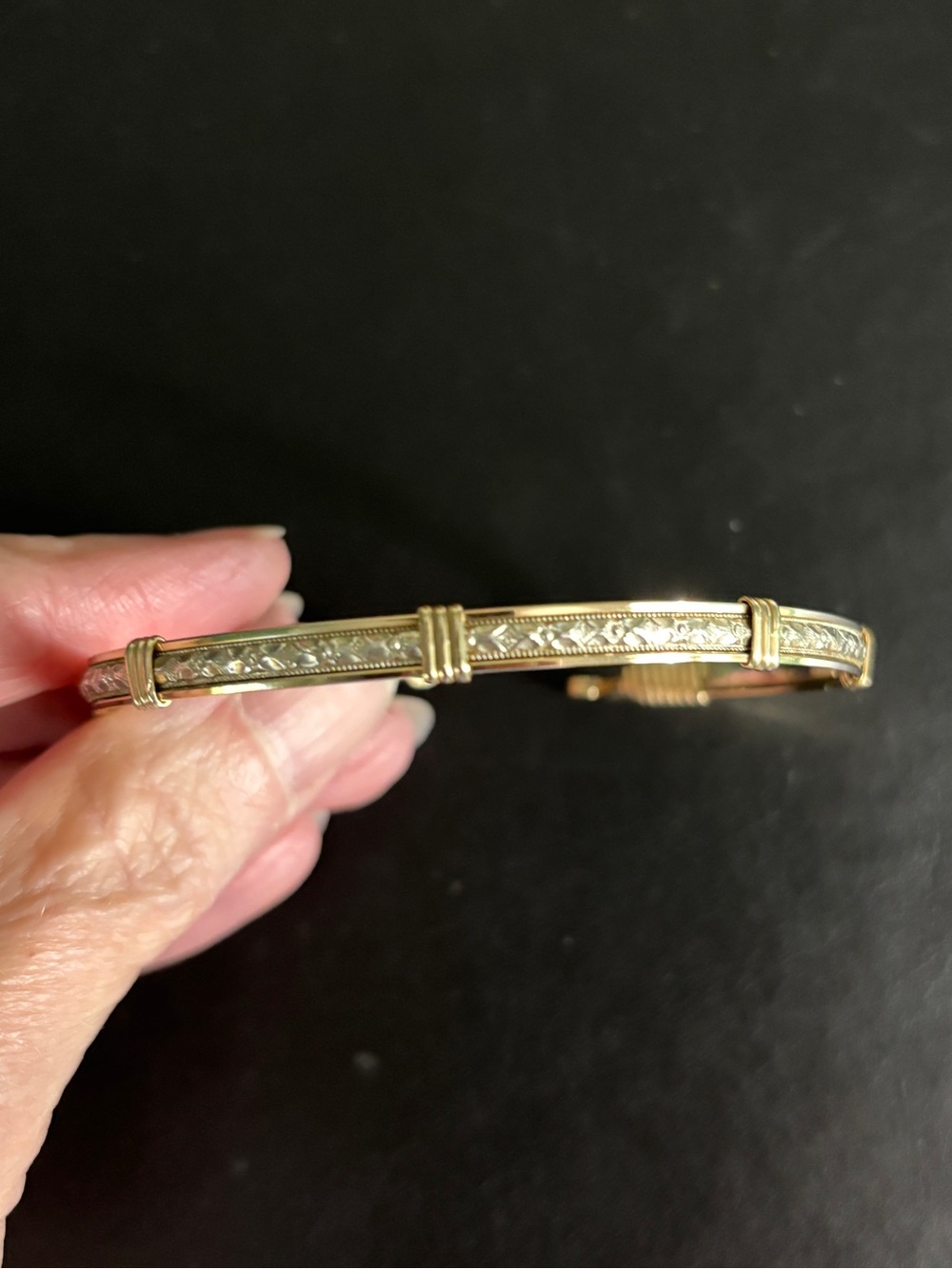 Ronaldo Katbird Silver and Gold Bracelet 7” - Picture 2 of 10